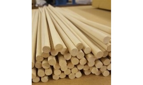 60 cm Wooden Pole (8mm Diameter)